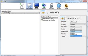Selecting Notification