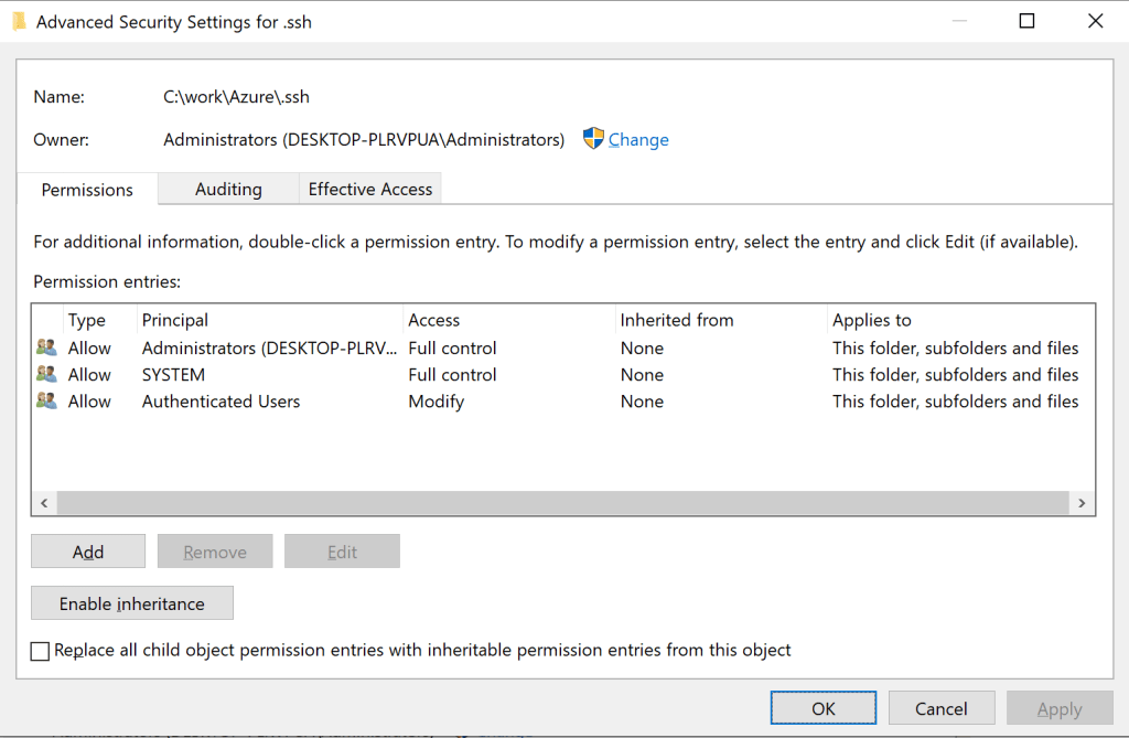 Ideal end state for permissions