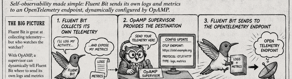 Fluent Bit self monitoring with OpAMP